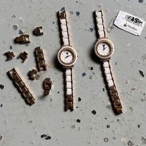 Disney Gold and White Womens Watxh